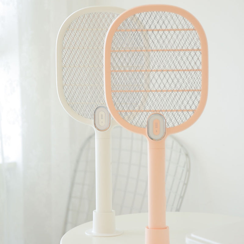 3life Electric Mosquito Swatter Mosquito Dispeller Rechargeable LED Electric Insect Bug Fly Mosquito Killer Racket 3-Layer Net