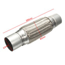 Exhaust Clamp On Flex Tube Joint Flexible Pipe Repair 63 x 300mm