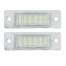 2x LED License Number Plate Light for VW Caddy T5 Golf Passat