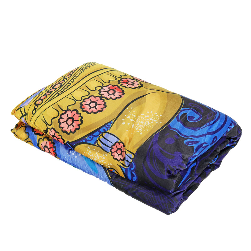 Hooded Throw Blankets Indian Ganesha Wearable Soft Warm Sleeping Sofa Bed Cover