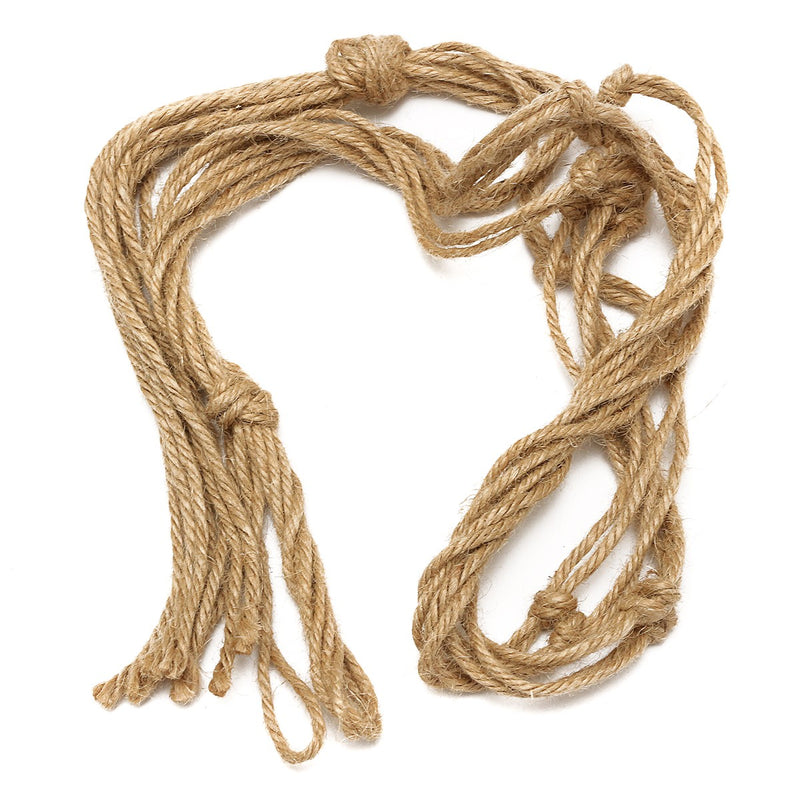 Handmade Macrame plant hanger hanging planter basket jute weave rope craft  Decorations