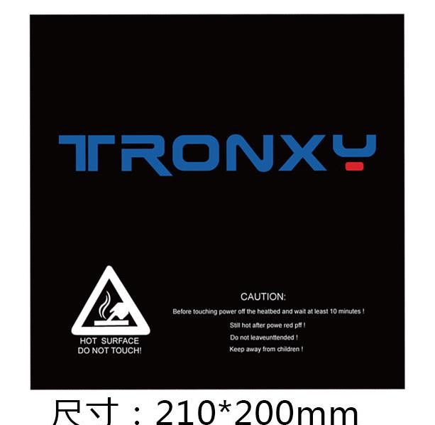 3Pcs TRONXY 210*200mm Scrub Surface Hot Bed Sticker For 3D Printer