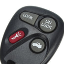 4 Button Keyless Entry Remote Key Fob Alarm Transmitter Replacement For Chevrolet