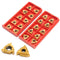20pcs 16IR AG60 16ER AG60 Carbide Inserts Internal External Thread CNC Blade