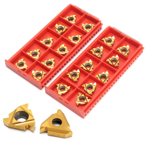 20pcs 16IR AG60 16ER AG60 Carbide Inserts Internal External Thread CNC Blade