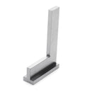 DIN875-2 75 x 50mm Stainless Steel 90 Degree Square Ruler Wide Base Gauge for Woodworking