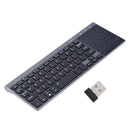 XUEME Ultra-slim 2.4G Wireless bluetooth Portable Keyboard with touchpad Dual System Universal Touch Mouse Suitable for Laptop/Desktop/Smart Phone/Tablet