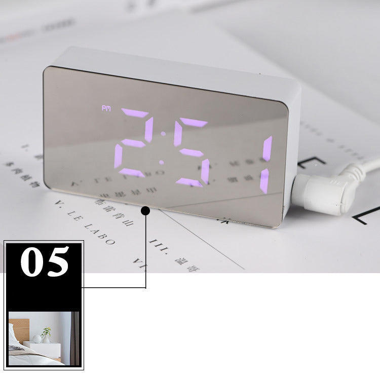 CITIPLUS OS-001 Creative Digital Alarm Clock LED Table Clock Electronic Time Date Temperature Display Home Decorations