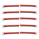 10 Pieces 2.54XH 22AWG 13CM 3S 4Pin Balance Cable Silicone Wire for Lipo Batteries
