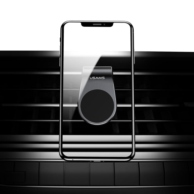 USAMS Metal Magnetic Adsorption Air Vent Car Phone Holder Car Mount For 3.5-6.5 Inch Smart Phone
