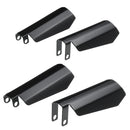 Motorcycle Handguard Shade Coffin Cut Guards For Harley Dyna Baggers Black