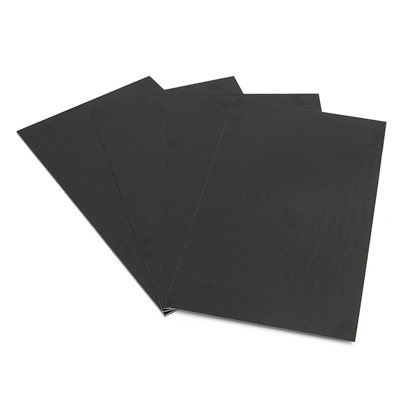 300x500mm 0.5-5mm Black Fiberglass Sheet Glass Fiber Sheet Epoxy Glass FR4 Glass Fiber Plate for DIY Craft