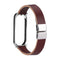 Bakeey Retro Butterfly Push Button Deployment Buckle PU Leather Watch Band Strap Replacement for Xiaomi Mi band 3 Xiaomi Mi band 4