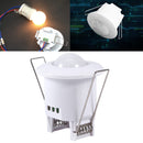 360 PIR IR Infrared Motion Sensor Detector Light Switch For Hallway Occupancy Lamp