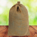 Large Hessian Jute Bag Grain Sack Sandbag Produce Kitchen Storage Bag 60x90CM