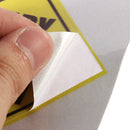 4x4 Inch Yellow Warning Baby In Car Vinyl Decal Funny Sign Stickers Auto Reflective Graphic