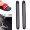 2Pcs Carbon Colloid Front Rear Bumper Corner Guard Anti-Scratch Protection Decoration Strip
