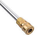 42cm High Pressure Washer Gutter Rod Cleaner Attachment For Lance Wand 1/4 Inch Quick Connect