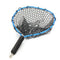 54*30cm Landing Fly Fishing Net Mesh Trount Bass Fishing Catch With Elastic Rope And Clip