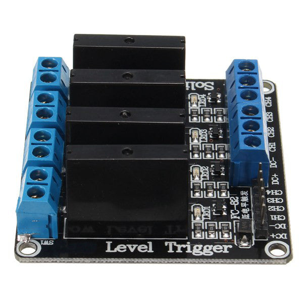 5V 4 Channel SSR G3MB-202P Solid State Relay High level Trigger Module For