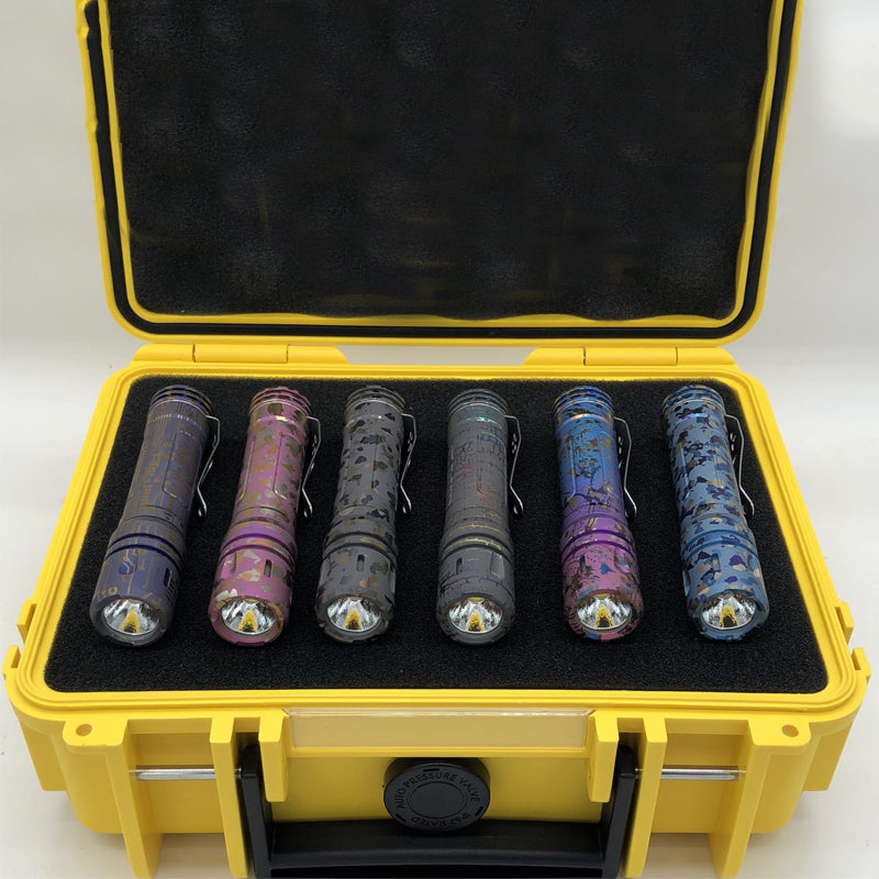 Reylight Rugged EDC Gear Case IP67 Waterproof Outdoor EDC Tool Box Hunting Storage Flashlight Box