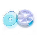 Honana HN-P1 Travel 7 Compartment Pill Box Medicine Rotation Holder Organizer Container Case
