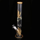 18 Inch Luminous Glass Joint Pipes Bubblers for Smoking Recycler Glass