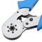 HSC8 6-6 0.25-6.0mm Crimping Tools Self-adjustable Ratcheting Ferrule Wire Crimper Plier