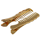 10pcs Comb Shape Alloy Hair Accessories Silver Antique Bronze Black Rhodium Color for Women Girls
