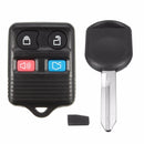 Car Key Keyless Entry Remote Fob 4 Button Transponder Chip 63 for Ford Mercury