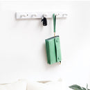 Coat Hanger Wall Mounted Rack Rail Hook Bamboo Wooden Shelf Clothes Hat Towel Holder