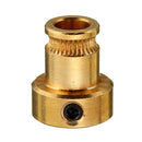 2pcs Brass Feeding Wheel 1.75mm Filament Extruder Drive Gear For 3D Printer Extruder Pulley