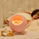 Vinivn USB Charging Atmosphere Lamp Pet House Mini Night Light Lovely Head of Bed Light for Children