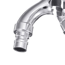 Wall Mount Single Cold Washing Machine Faucet 1/2'' Double Spouts 2 Handles Water Tap Garden Faucet Bathroom Bibcock Tap