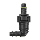 11.8mm SAE 3/8 Inch 10mm Nylon Fuel Hose Joiner Quick Release Disconnect Hub Hose Connector