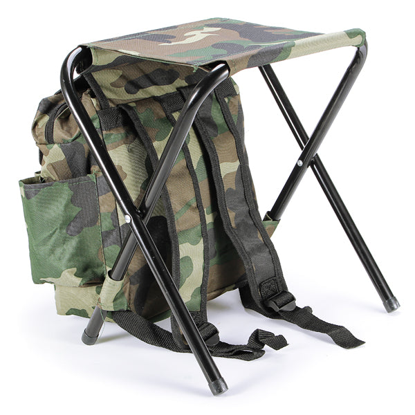 Fishing Chair Outdoor Portable Folding Stool Backpack Portable Folding Fishing Chair Backpack
