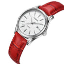 OCHSTIN LQ022-A Casual Style Female Wrist Watch Waterproof Leather Band Quartz Movement Watch