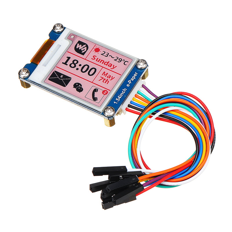 1.54 Inch E-ink Screen Display e-Paper Module SPI Support Partial Refresh For Raspberry Pi