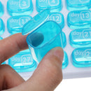 One Month Pill Organiser Box Lid Medicine Tablet Storage Dispenser Case 31 Days Travel