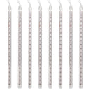 Solar Powered 30cm 8 Tube LED Meteor Shower Rain Garden Tree Outdooors HoliDay Light