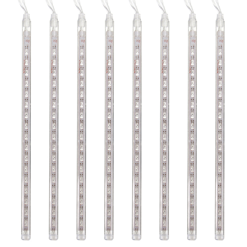 Solar Powered 30cm 8 Tube LED Meteor Shower Rain Garden Tree Outdooors HoliDay Light