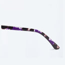 Tortoiseshell Purple Reading Glasses Far And Near Dual Purpose Fshion Anti Blue Light Resin Presbyopic Glasses Progressive Multi Focus Intelligent  Presbyopic Glasses