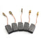 20Pcs Motor Carbon Brushes 13.6x7.8x6.1mm Carbon Brush for Dewalt 100mm Angle Grinder