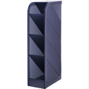 Inclined Insert Scrub Pen Holder Desk Stationery Rack Desktop Storage Box Transparent Makeup Brush Storage Box