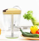 3 In 1 Multi-function Handheld Vegetable Chopper Mincer Blender Measuring Container Salad Food Tool