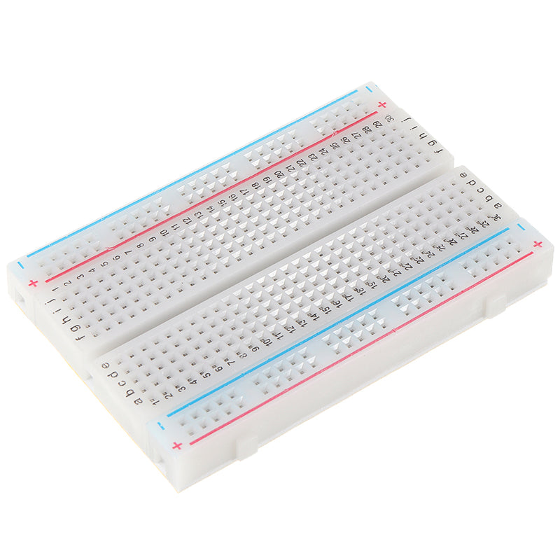 Electronics Component Basic Starter Kits with 400 Tie-points Breadboard Cable Resistor Capacitor LED Potentiometer