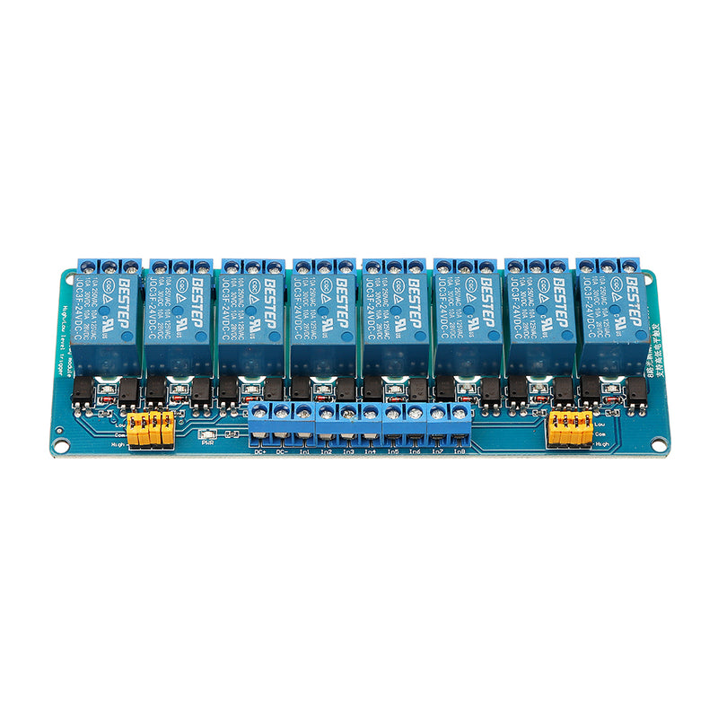 BESTEP 8 Channel 24V Relay Module High And Low Level Trigger
