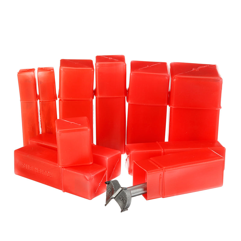 10Pcs Forstner Drill Bit Cutter Kit Wood Boring Hole Saw Set Woodworking Tools 14-50mm
