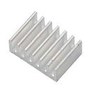 4pcs Silver Thin Copper Aluminum Heatsink for Raspberry Pi 4B