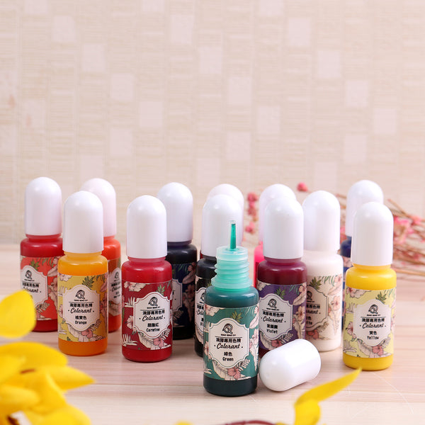 13Pcs Epoxy UV Resin Coloring Dye Colorant Pigment for DIY Craft